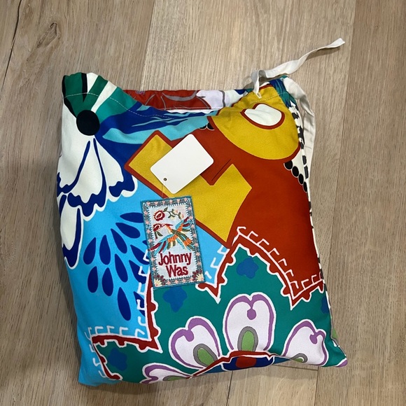 Johnny Was Bath Johnny Was Love Reversible Large Beach Towel Flower